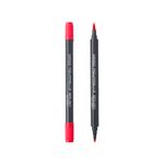 Plumon-A-Base-De-Agua-Doble-Punta-Rojo-Coral-168-12Cm-1-368