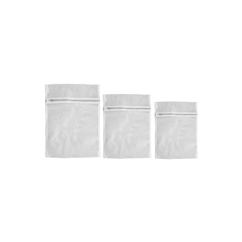 Bolsas para lavadora, set de 3, 2 tamaños - White