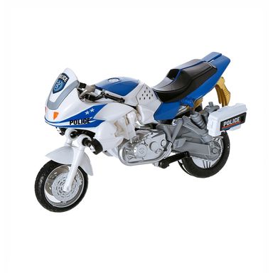 Juguete Armable Motocicleta Blanco