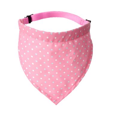Bandana Para Mascota Miniso Estampado De Puntos 100% Poliéster