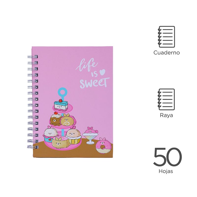 Mini-Libreta-De-Espiral-Miniso-Conejita-Bun-Bun-Mini-Family-50-Hojas-3-13771