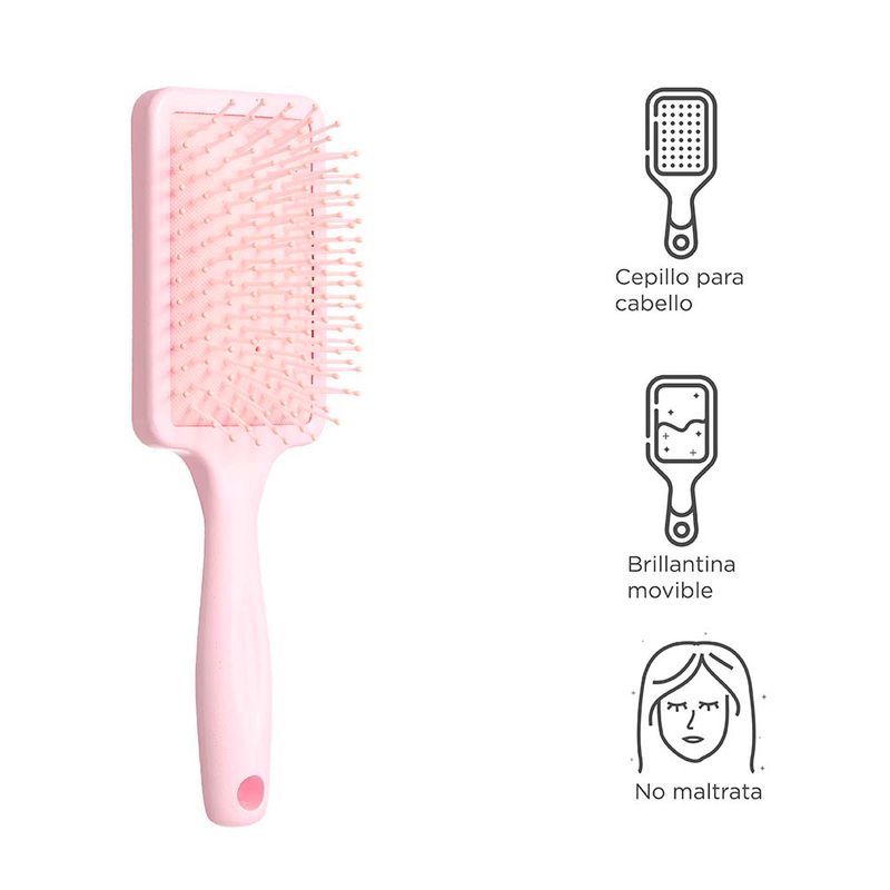 Cepillo-Para-Cabello-Disney-Blanca-Nieves-Con-Glitters-Movibles-Sint-tico-Rosa-3-13956