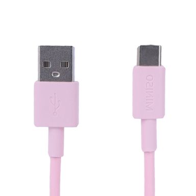 Cable De Carga Rápida Y Datos Miniso USB A Tipo C Rosa