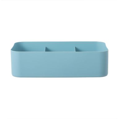 Caja De Almacenamiento Miniso Plástico Azul