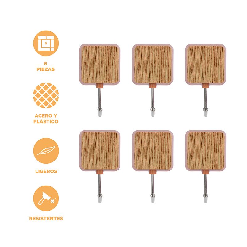 Ganchos-Cuadrados-Con-Patr-n-De-Madera-1-kg-6-Piezas-Ganchos-Con-Patron-De-Madera-Square-Immitation-S-2-kg-6-Piezas-3-6061