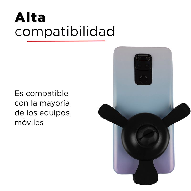 Soporte para Teléfono de Coche, Soporte Celular Auto Móvil