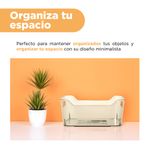 Organizador-De-Plastico-Transparent-Series-Gris-Transparente-M-MINISO-Gris-4-10491