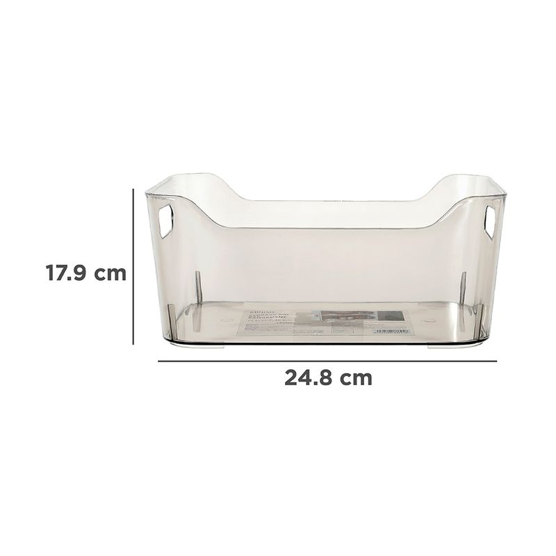 Organizador-De-Plastico-Transparent-Series-Gris-Transparente-M-MINISO-Gris-6-10491
