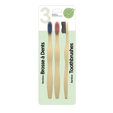 Set Cepillo De Dientes Miniso Eco Friendly 3 Piezas