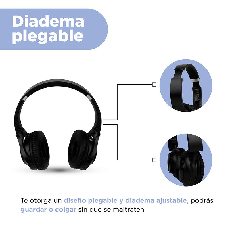 Aud-fonos-De-Diadema-Inal-mbricos-Negros-CD-PATTERNED-MODELO-TM-053-Negros-4-8486