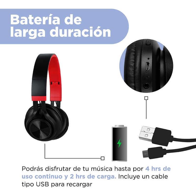 Aud-fonos-De-Diadema-Coloridos-Con-Luces-MINISO-Inal-mbricos-Rojo-8-9914