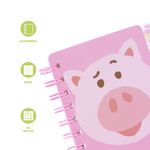 Libreta-En-Espiral-Con-Marcapaginas-A7-Toy-Story-Collection-De-Hamm-70-Hojas-Disney-TOY-STORY-Hamm-Rayas-Rosa-70-Hojas-3-9460