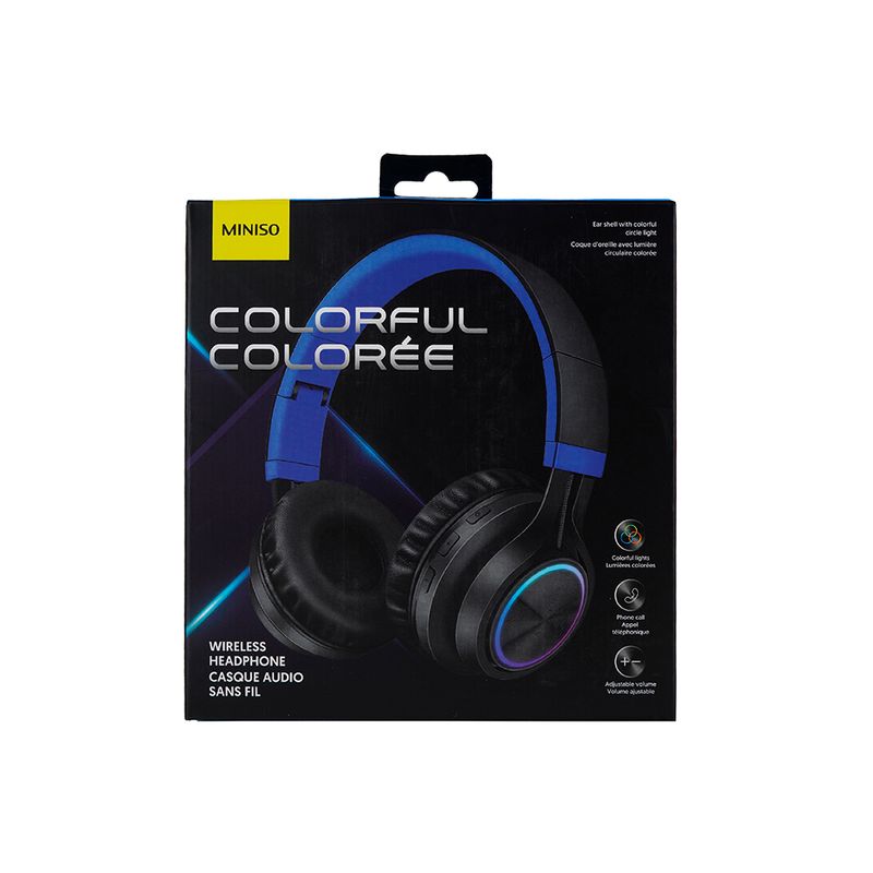 Aud-fonos-De-Diadema-Coloridos-Con-Luces-MINISO-Inal-mbricos-Azul-91-9915