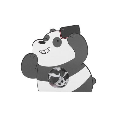 Paquete De Sticker We Bare Bears Con Forma De Panda WE BARE BEARS Panda Negro y Blanco