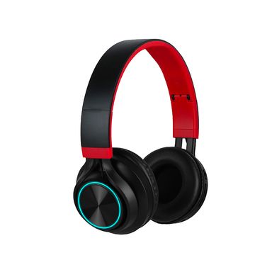 Audífonos  De Diadema Coloridos Con Luces MINISO Inalámbricos Rojo