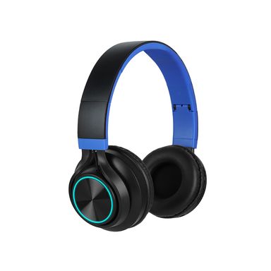 Audífonos  De Diadema Coloridos Con Luces MINISO Inalámbricos Azul