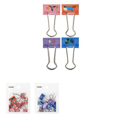 Paquete De Clips Anti Tail Disenos Mixtos 9 Pzas MINISO
