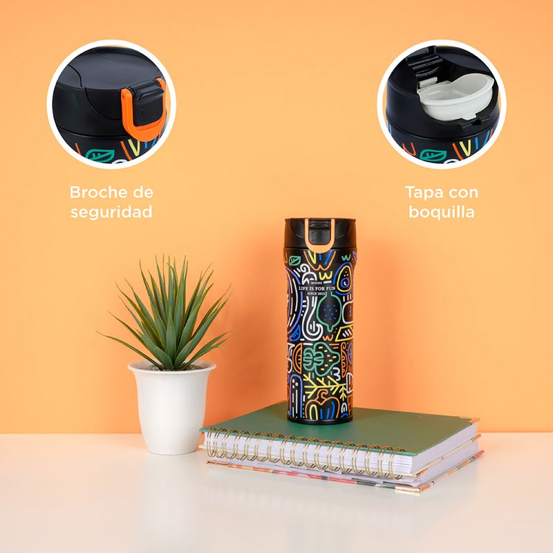 Termo-De-Acero-Inoxidable-Cool-MINISO-Acero-Inoxidable-Negro-450-ml-6-9718