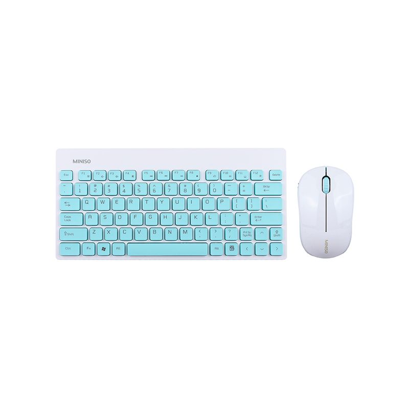 Mouse Y Teclado Inalambrico Blanco