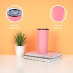 Vaso-De-Acero-Inoxidalbe-De-Color-Solido-Para-Coche-MINISO-Acero-inoxidable-Rosa-500-ml-6-10389