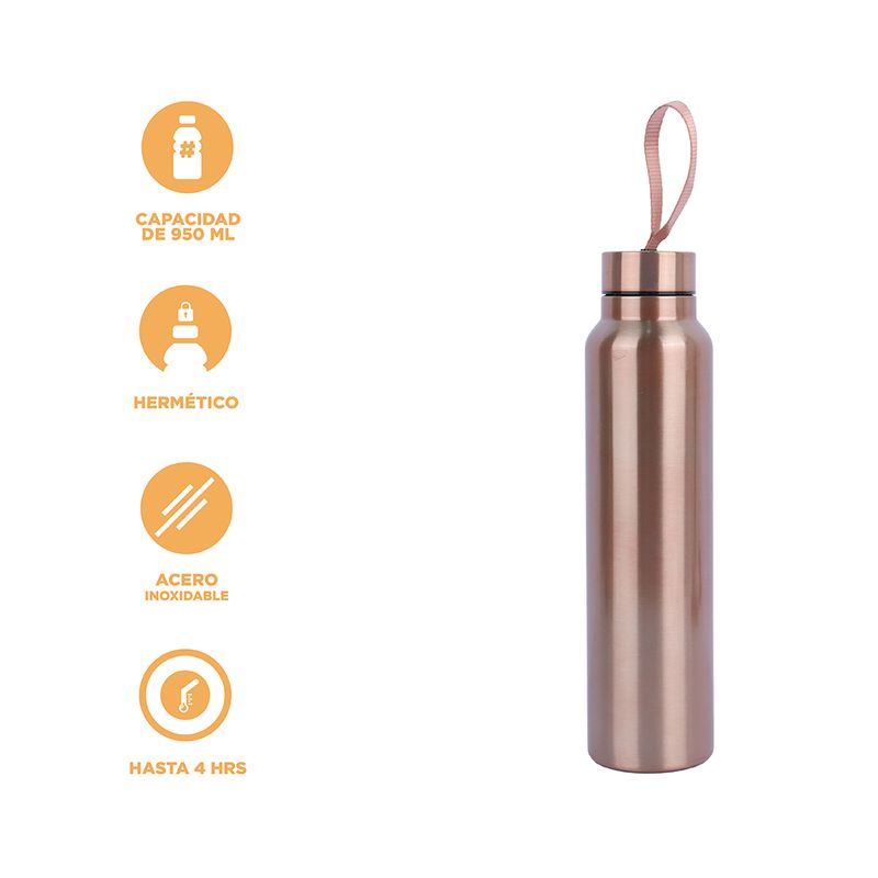 Termo-De-Acero-Inoxidable-Con-Correa-Para-Deportes-MINISO-Acero-inoxidable-Rosa-950-ml-4-10396