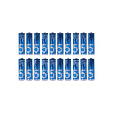 Pilas AA Azul 20 Pzas de Zinc-Carbono MINISO