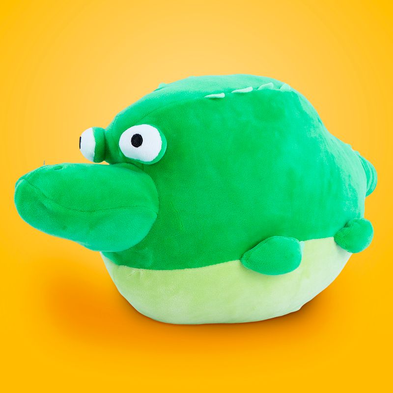 Peluche Cocodrilo Redondo Verde MINISO