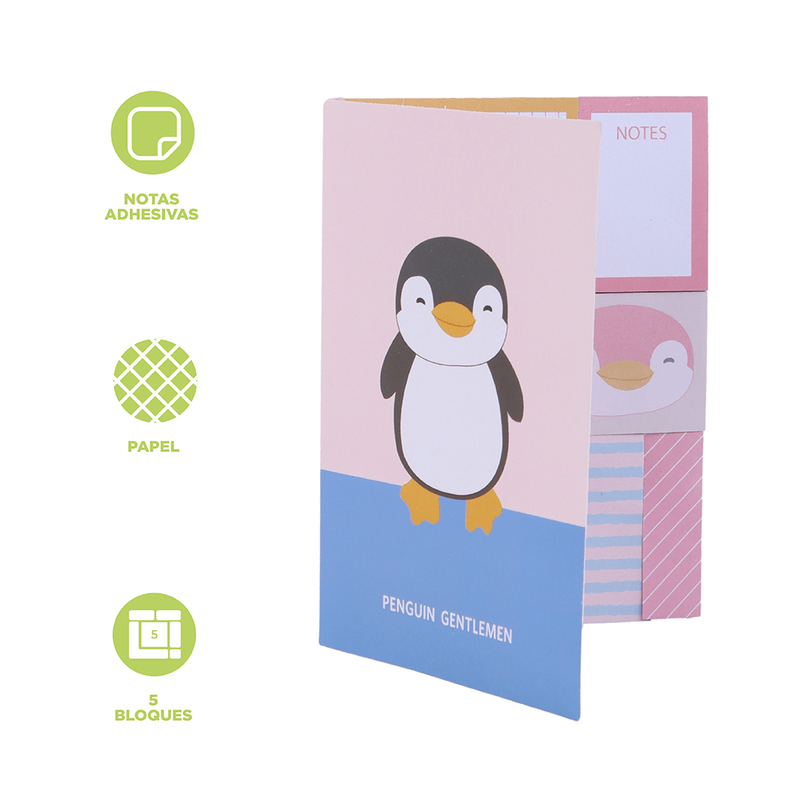 Notas-Adhesivas-Notas-Gentleman-Pinguino-Penguin-Series-4-2012