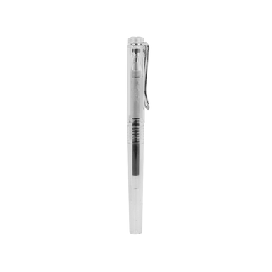 Pluma 05Mm De Gel Barril Transparente Negro MINISO