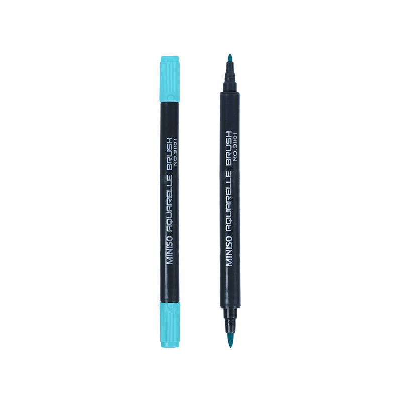 Plumon-A-Base-De-Agua-Doble-Punta-Menta-16-8-1-2Cm-MINISO-1-367