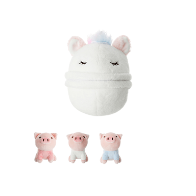 Peluche Sorpresa Unicornio Felpa Blanco