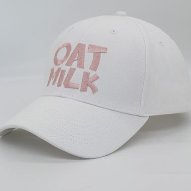 Gorra Miniso Casual Con Tipografía Bordada Blanca
