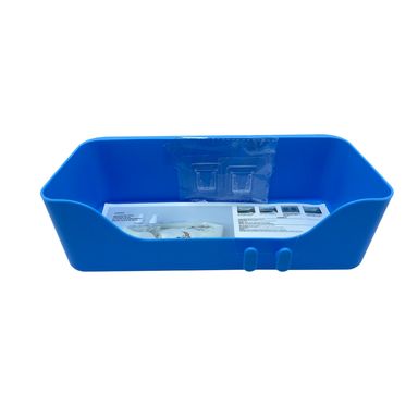 Organizador Para Ducha Con Ventosas Sintético Azul 26.5x13.5x8 cm 2 kg