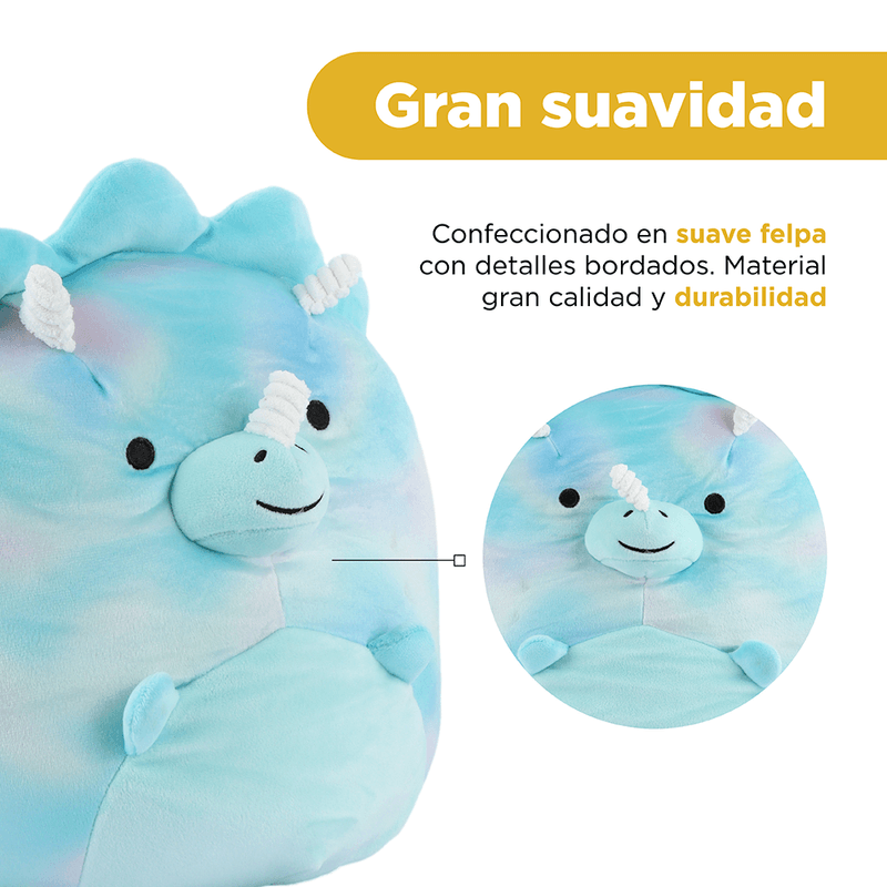 Peluche-Miniso-Dragon-Chubby-Family-Felpa-Verde-Aqua-30x28-5-cm-5-16120