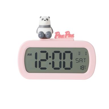 Reloj Despertador We Bare Bears Panda Digital Sintético