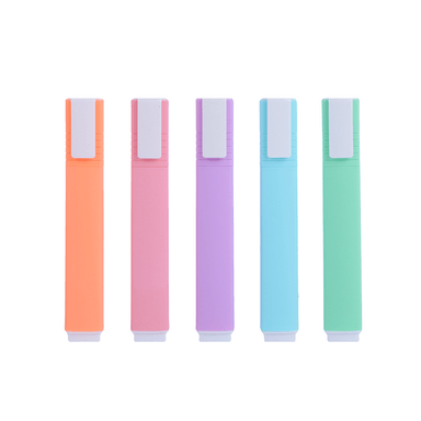 Set Plumones Resaltadores Miniso Rainbow 5 Piezas