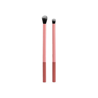 Set Brochas De Maquillaje Para Ojos Miniso Luxury Sintéticas 2 Piezas