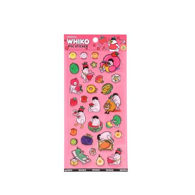 Plantilla De Stickers Miniso Whiko Frutas 28 Piezas