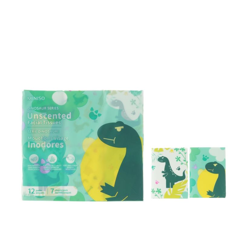 Paquete-Pa-uelos-Desechables-Miniso-Dinosaurios-100-Pulpa-De-Madera-20x20-cm-12-Piezas-1-16111