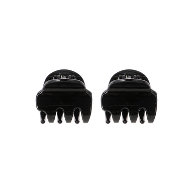 Set Pinzas Para Cabello Miniso Sintéticas Negras 2 Piezas