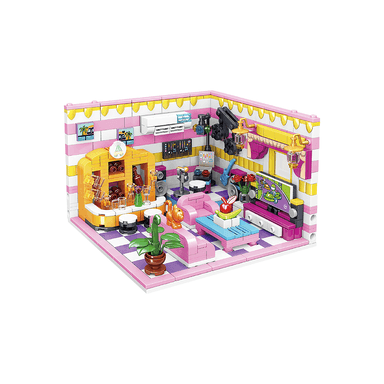 Bloques De Construcción Miniso Salón Mini City 670 Piezas