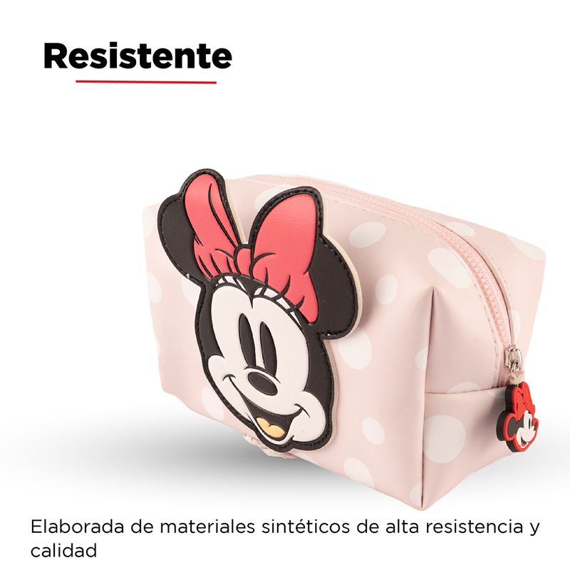 Cosmetiquero-DISNEY-Minnie-Mouse-Cuadrada-con-Lunares-y-Rostro-Rosa-17X7X10-cm-2-4948