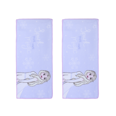 Set Toallas Faciales Disney Elsa 100% Poliéster Lilas 2 Piezas