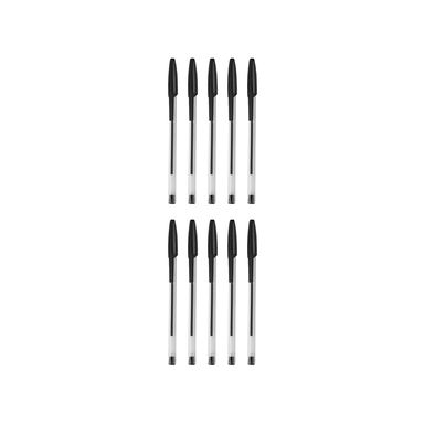 Set Plumas De Gel Miniso Tinta Negra 1 mm 10 Piezas