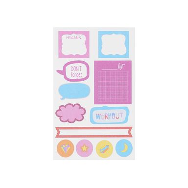 Plantilla Notas Adhesivas Miniso Multidiseño 12 Piezas