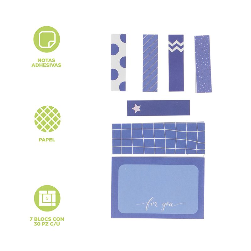 Set-Notas-Adhesivas-Miniso-Navy-Blue-7-Piezas-3-21370