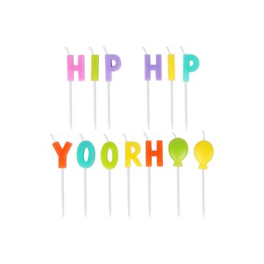 Velas Decorativas Para Pastel Miniso Letras 14 Piezas
