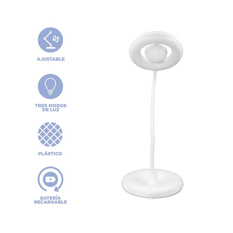 Lampara-De-Escritorio-De-La-Serie-Starry-Modelo-Ke-Xqd22-Blanco-Miniso-Inal-mbrica-Sint-tica-Blanca-3-21714