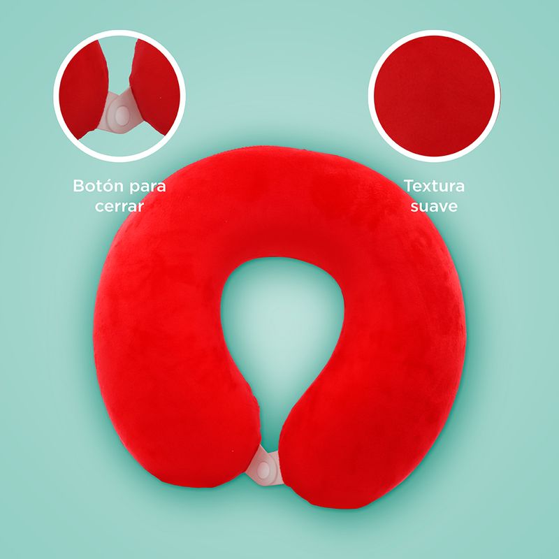 Almohada-De-Viaje-miniso-Memory-Foam-Rojo-6-21951