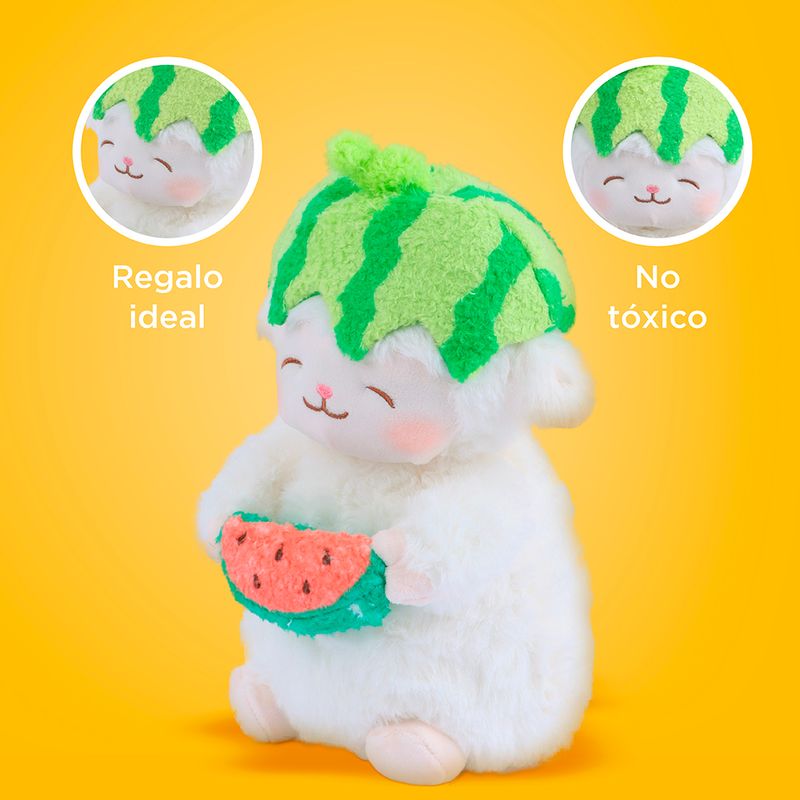 Peluche-Miniso-Oveja-Con-Gorrito-miniso-Sandia-Felpa-5-22038
